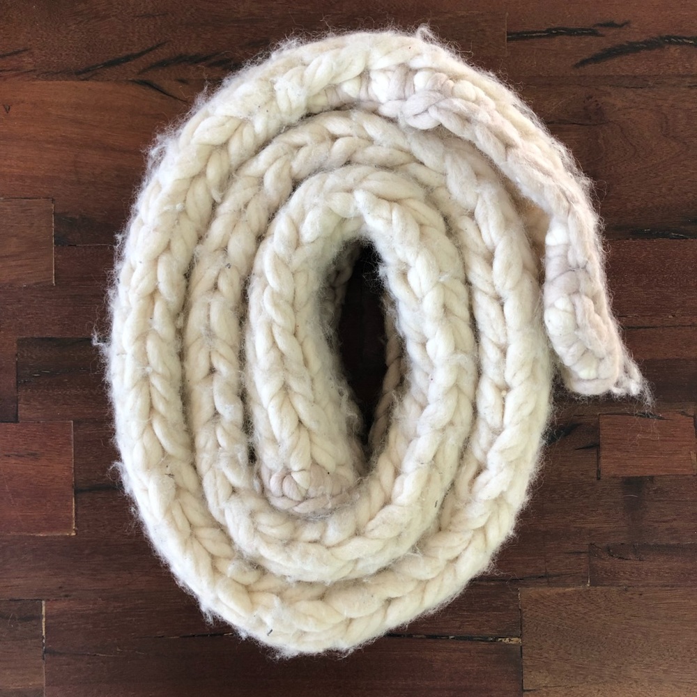 Thick winter scarf